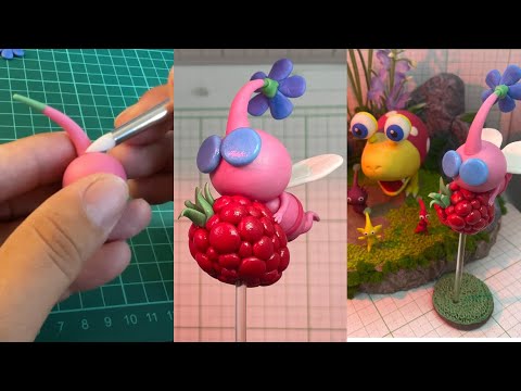 手作り粘土ピクミン 樹脂粘土でピクミンを作ってみた🌼 #ピクミン #ピクミン4 #樹脂