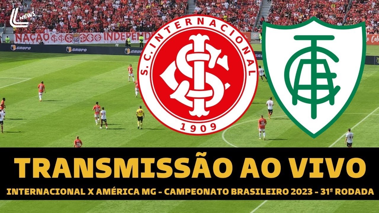 Onde vai passar o jogo do INTERNACIONAL X AMÉRICA-MG (01/11)? Passa na  GLOBO ou SPORTV? Veja onde assistir INTERNACIONAL X AMÉRICA-MG ao vivo com  imagens - Portal da Torcida