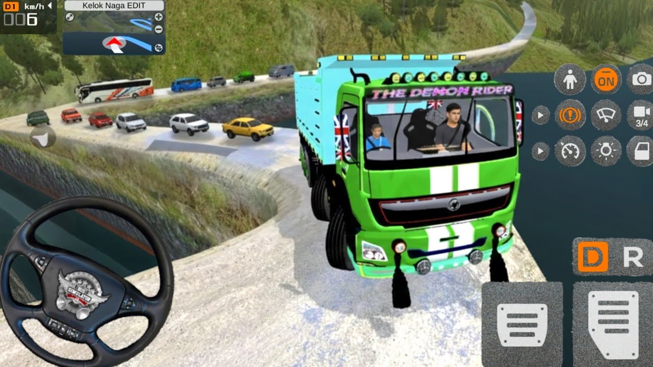 Truck Simulator New Difficult Map River Road Best Android Gameplay Video 