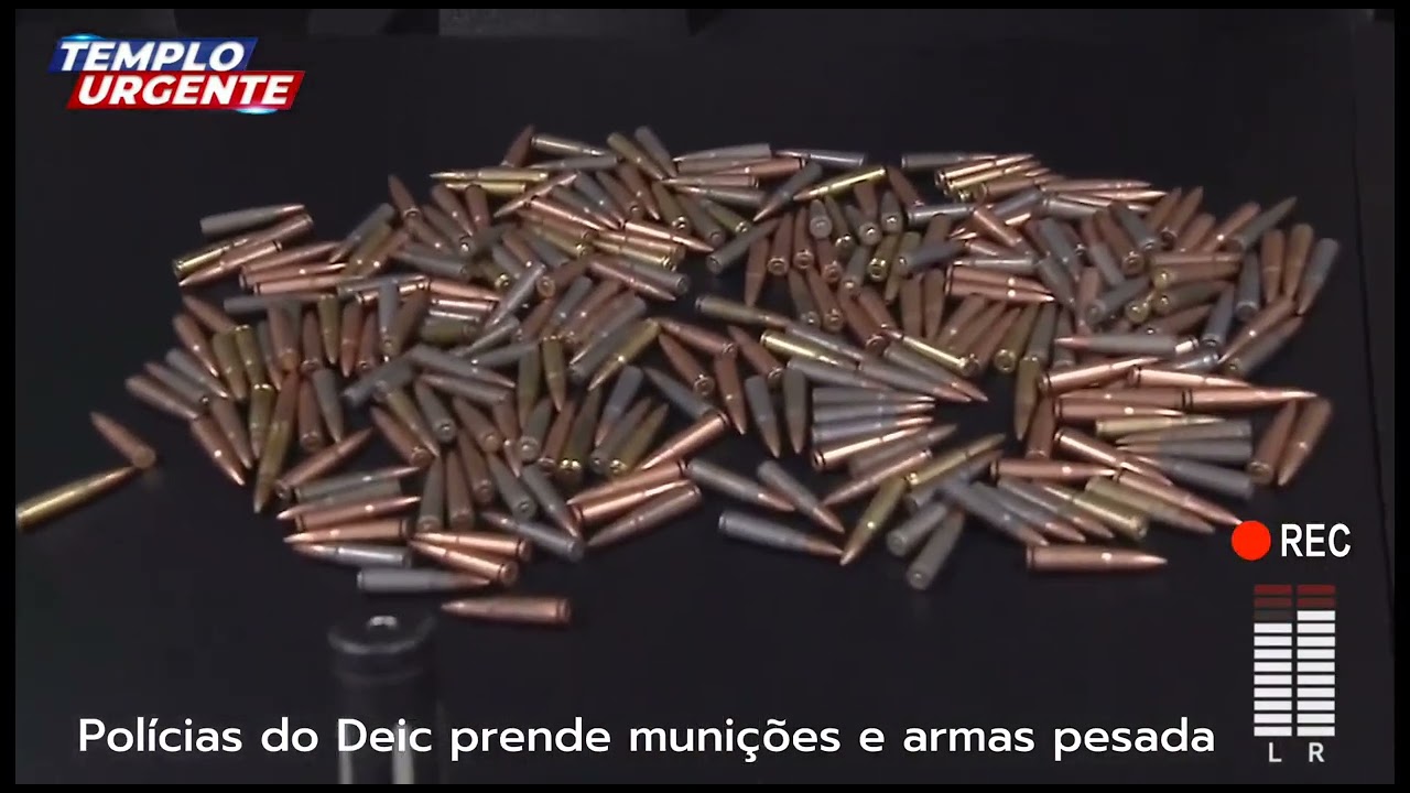 Mega Apreensão De Munições e Armas Feita Nesta Quinta Feira(26) Pelos Policiais Do Deic São Paulo