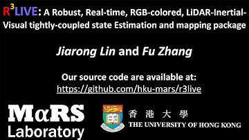 R3LIVE: A Robust, Real time, RGB colored, LiDAR Inertial Visual tightly coupled state Estimator