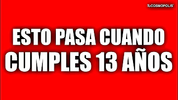 ¿Qué pasa cuando cumples 12 años?