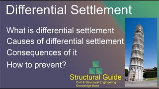 Differential Settlement of Foundations | Causes & Consequences | How to Prevent
