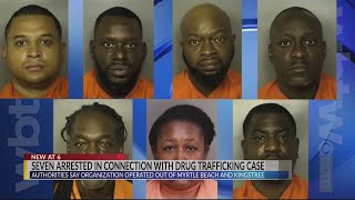 7 arrested, 3 still wanted in Myrtle Beach drug bust