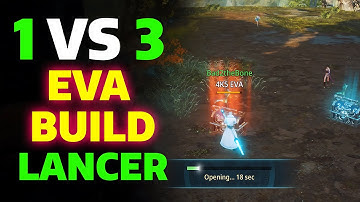 MIR4 PvP: 1v3 with INSANE EVA Lancer Build!