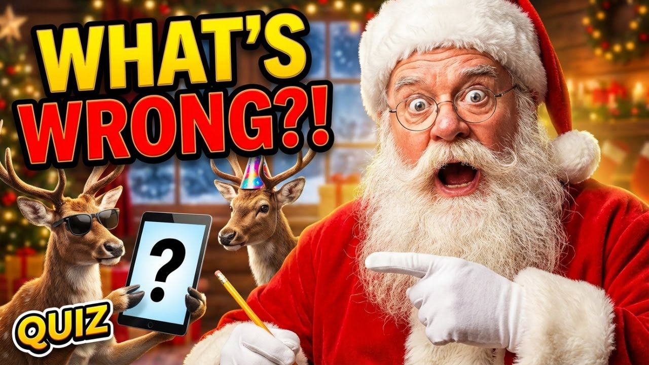 Забавная рождественская викторина: Что не так с Сантой? Проверьте себя
