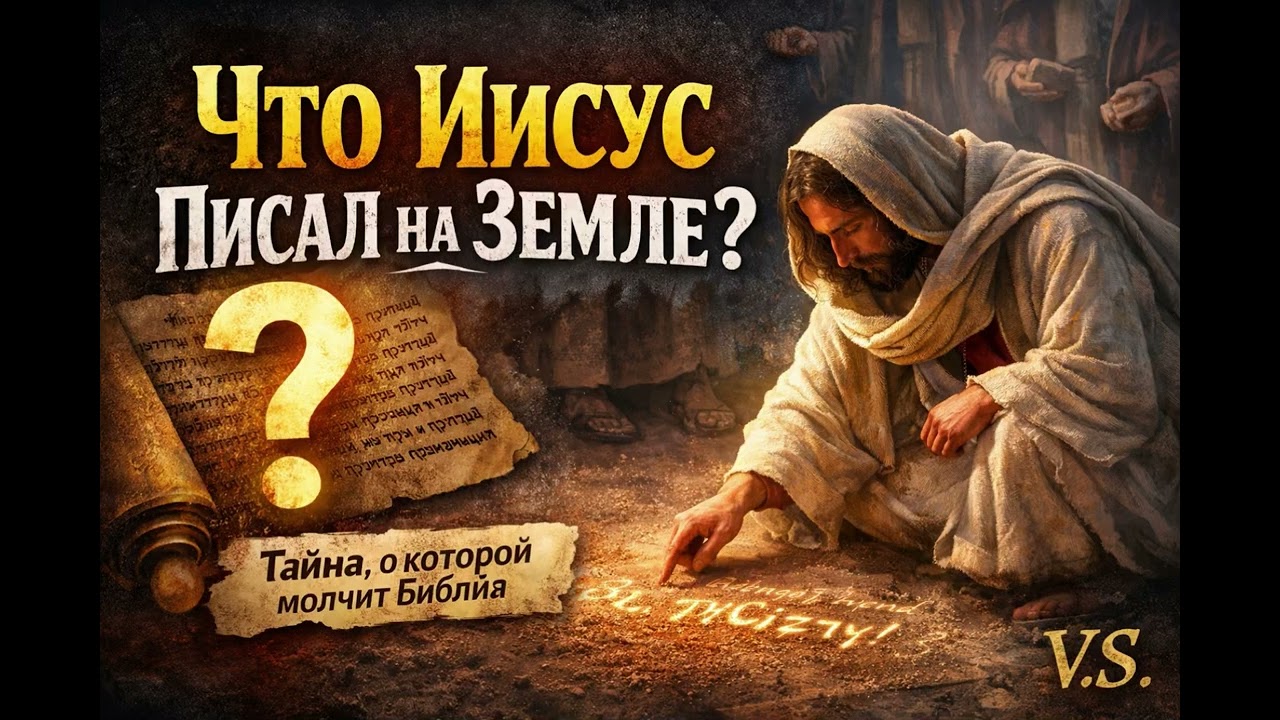 Что Иисус писал на земле?