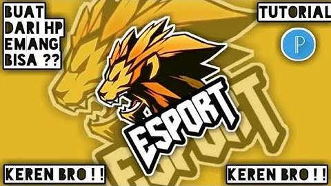 Cara membuat Logo Esport Di Hp  Android|Tutorial Pixellab