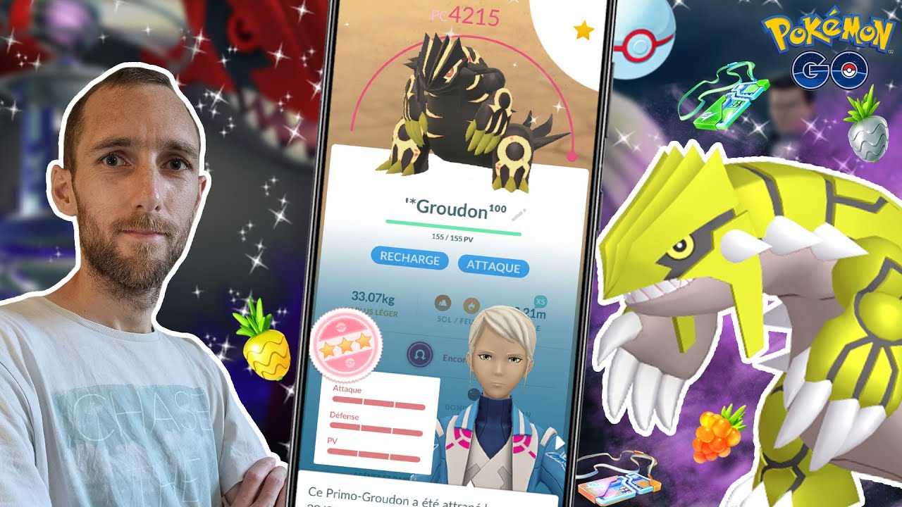J'AI ENFIN PRIMO-GROUDON EN SHUNDO !! WEEKEND RAIDS GROUDON OBSCUR