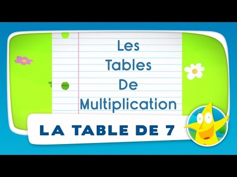 Vidéo: Qu'est-ce que la table de 7 fois ?