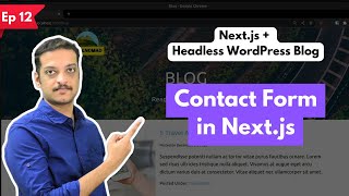 Form handling in Next.js - Headless WP + Next.js Blog [part 12]