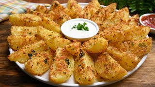 Potatoes are crispy and delicious when cooked in this easy way!