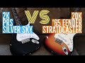 2K PRS Silver Sky VS 20K '65 Fender Stratocaster - John Mayer Strat / Tim Pierce