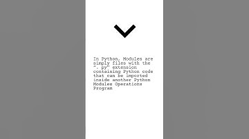 Modules in Python - Explained!!