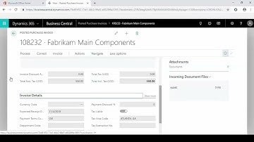 Microsoft Dynamics Business Central - How to Reverse a Posted Purchase Invoice