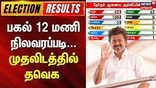 Tamil Nadu Election Results 2026 |பகல் 12 மணி நிலவரப்படி.. முதலிடத்தில் தவெக | TVK Vijay | 108 Seats