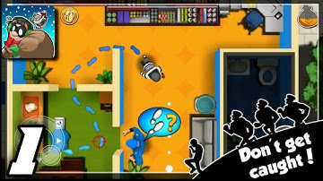 Robbery Bob : King of Sneak  Gameplay Walkthrough  (Android ios) part 1
