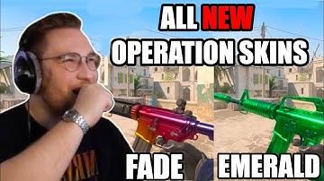 OhnePixel reacts to ALL NEW OPERATION Skins (ingame)