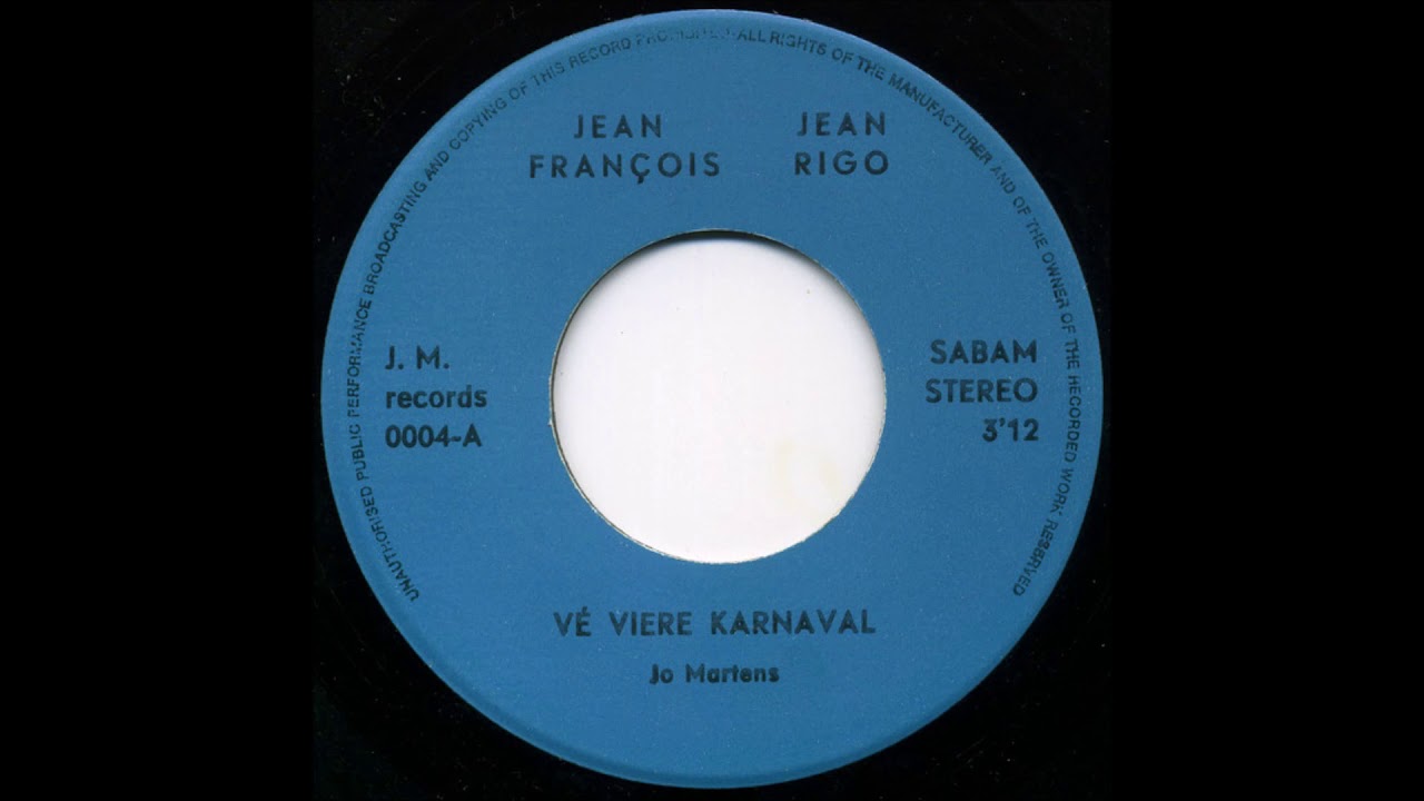 Jean Rigo Jean Francois en Jean Rigo - Vé Vieren Karnaval - YouTube