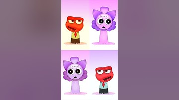 Sprunki Headdress Match Puzzle Challenge Sprunki animation #sprunki