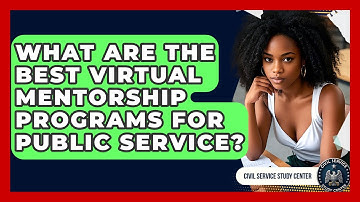 What Are The Best Virtual Mentorship Programs For Public Service? - Civil Service Study Center