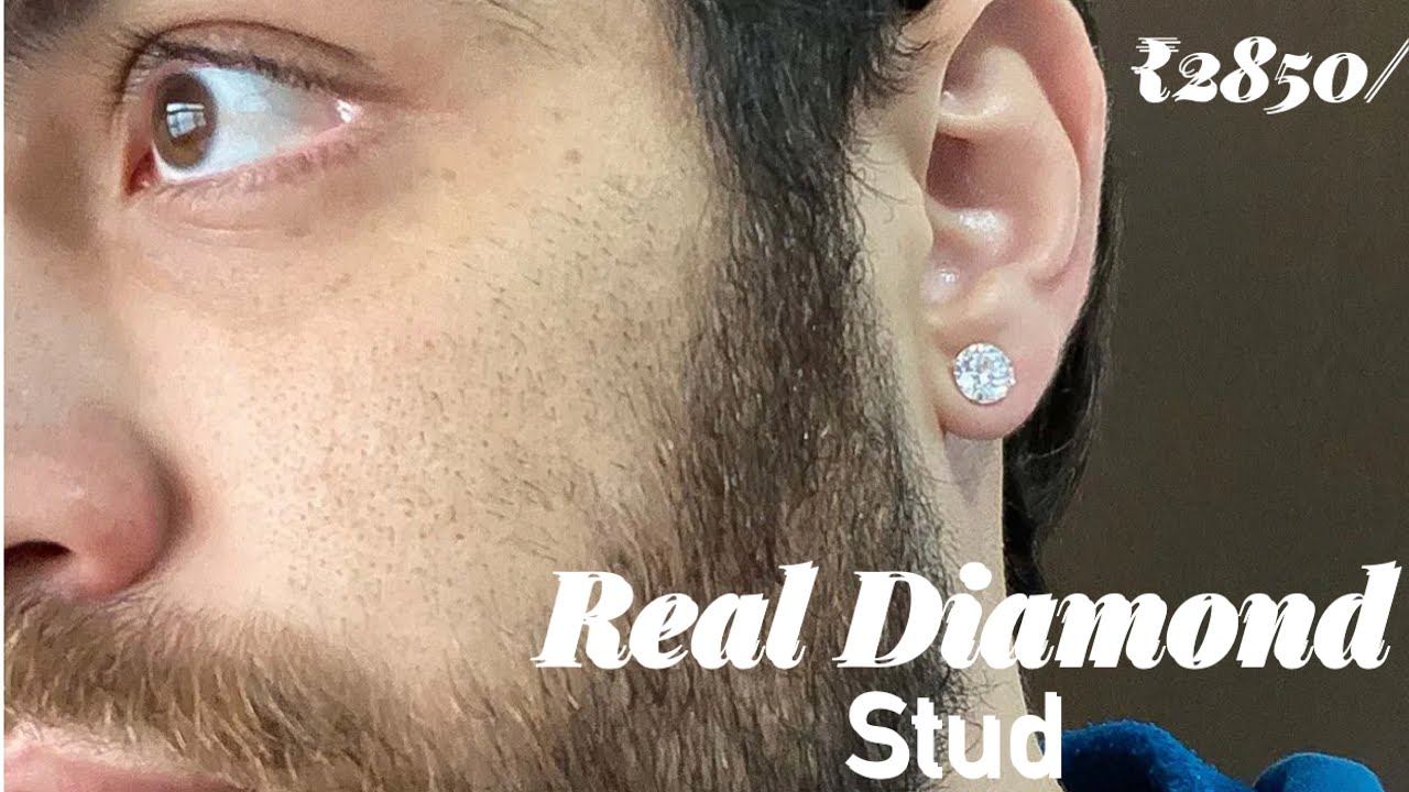 Men's Diamond Earrings, 14ct White Solid Gold Diamond Stud Earrings, Prong  Setting Diamond Studs, 0.27ct G Color Diamond Men Earrings - Etsy | Mens diamond  earrings, Mens diamond stud earrings, Diamond earrings