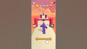 Blob runner 3D😱 || level 1 || gameplay ||