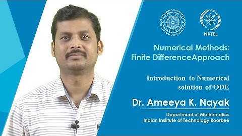 Lecture 01-Numerical method: Finite difference approach