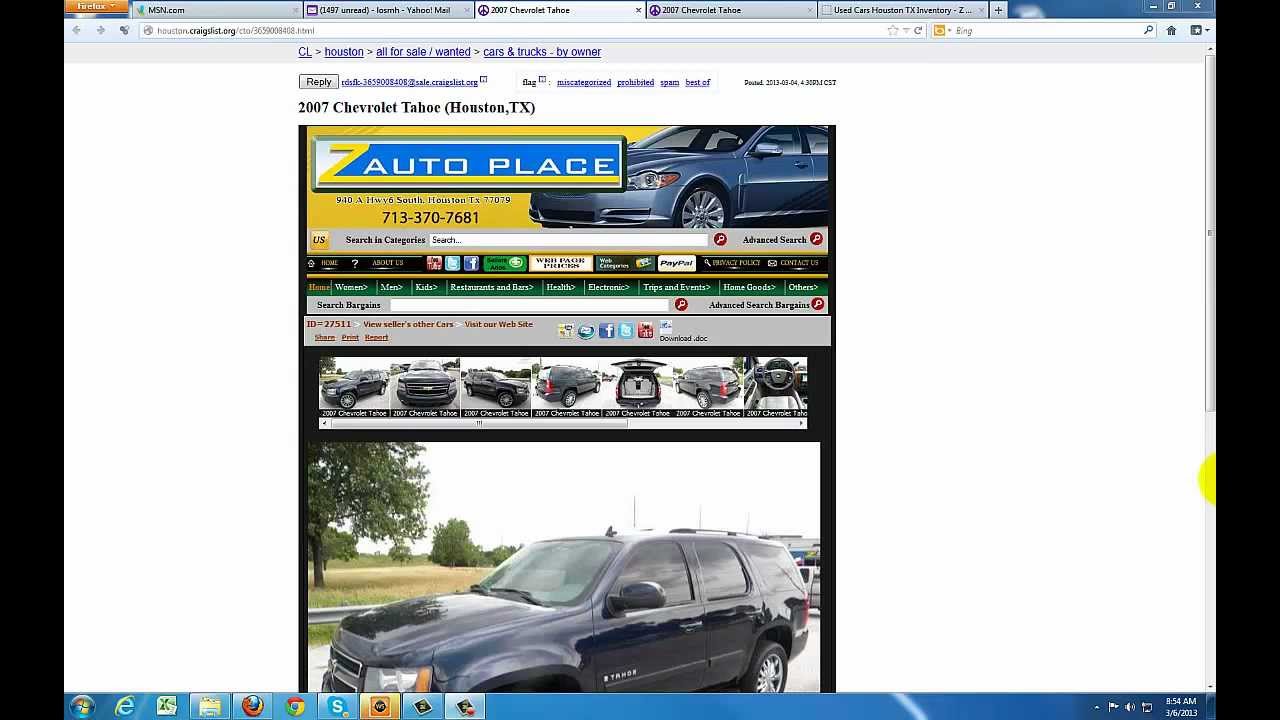 Como Subimos un carro en Craiglist