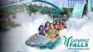 Catapult Falls coming to @SeaWorldSanAntonioOFFICIAL in 2023!