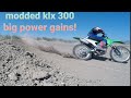 KLX300r with dynojet power commander and PC exhaust
