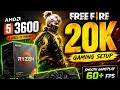 😱🔥 ₹20,000 GAMING PC 🔥😱✨ RGB LIGHTS ON! ✨AMD RYZEN 5 3600 + GTX 1650 + 16GB RAM 🔥#PCBuild#BudgetPC