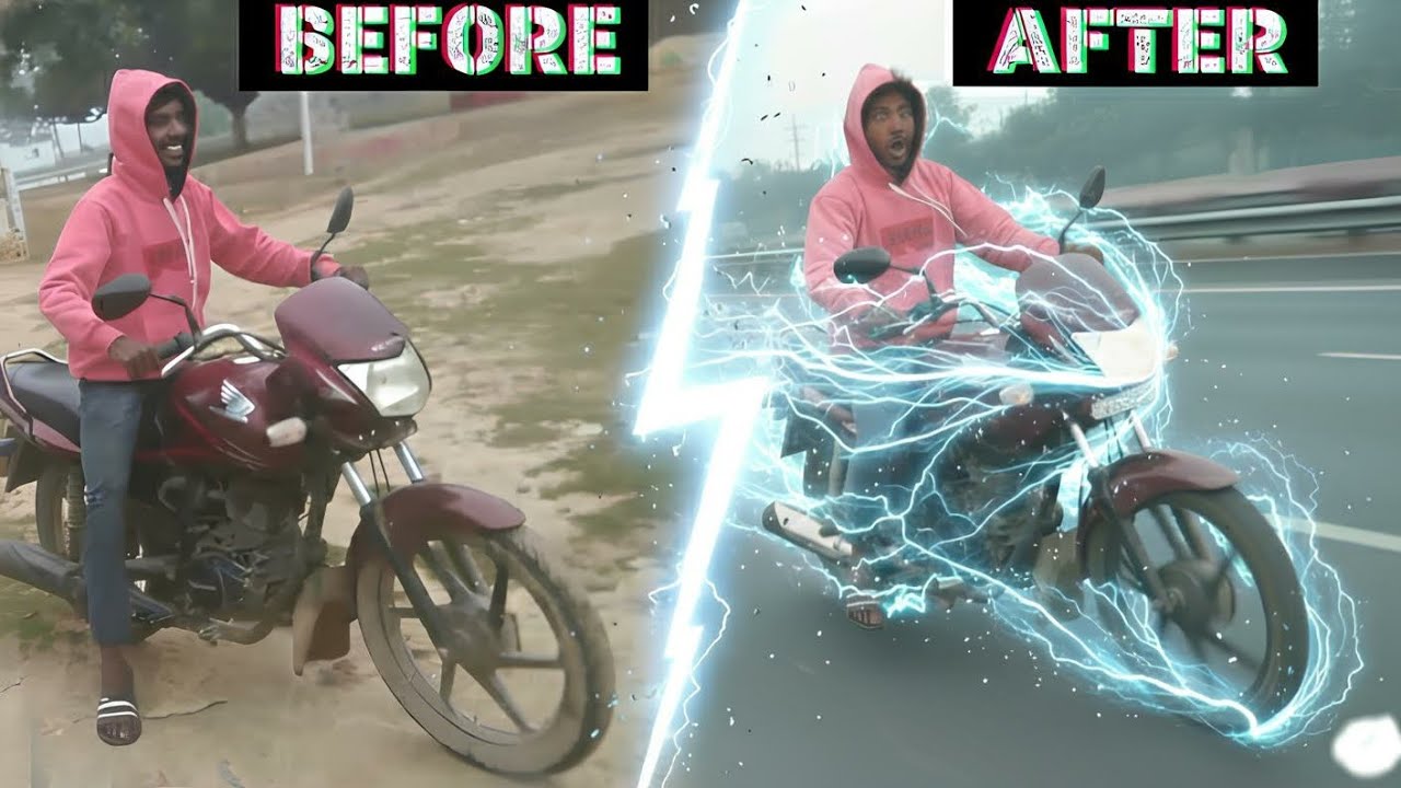 I'm trying to teach my friend how to ride a motorbike.