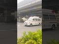 西中島南方駅を通過する淀川キリスト教病院の救急車