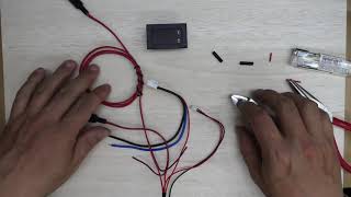 秋月電子のデジタル直流電圧電流計の結線1