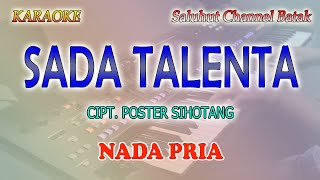 DILEHON DO TU AU SADA TALENTA ll KARAOKE BATAK ll CIPT POSTER SIHOTANG ll NADA PRIA A=DO