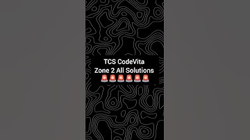 TCS CodeVita Zone 2 All Solutions #tcs #tcscodevita