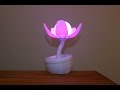 Blooming Flower Lamp Will Test Your 3D Printer