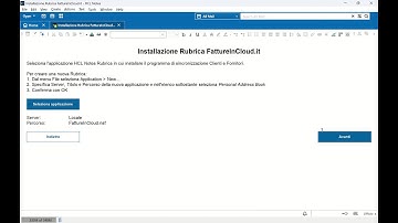 Installazione Rubrica FattureInCloud.it per HCL Notes