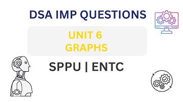 🔥 DSA Unit 6 IMP Questions | Graphs | SPPU ENTC | Most Repeated Exam Questions #exambuddy