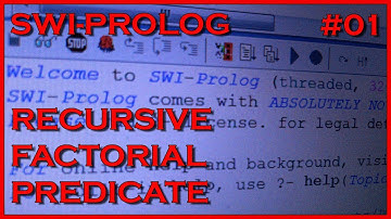 SWI Prolog 01 - Recursive factorial predicate