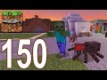 Minecraft: Pocket Edition - Gameplay Walkthrough Part 150 - Dog vs Zombie and Spider (iOS, Android)