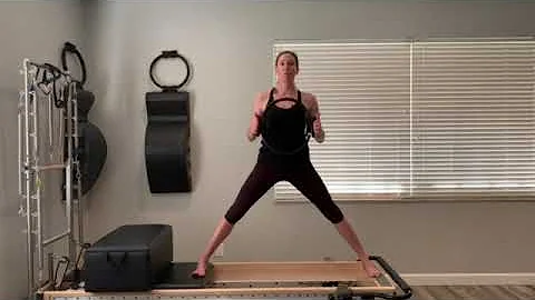 Pilates Reformer Workout #4 - (Props Needed - Magic Circle and Pilates Box)