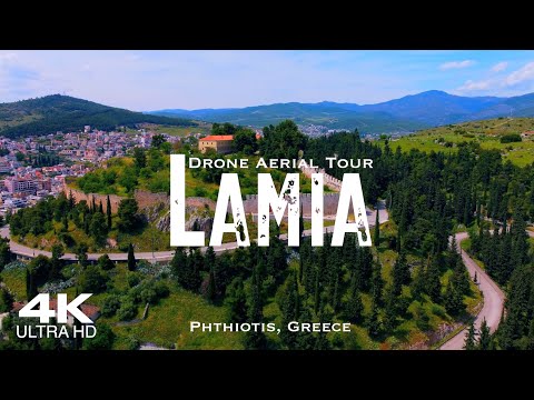 LAMIA 🇬🇷 Λαμία 2023 Drone Aerial 4K | Greece Φθιώτιδα Ελλάδα