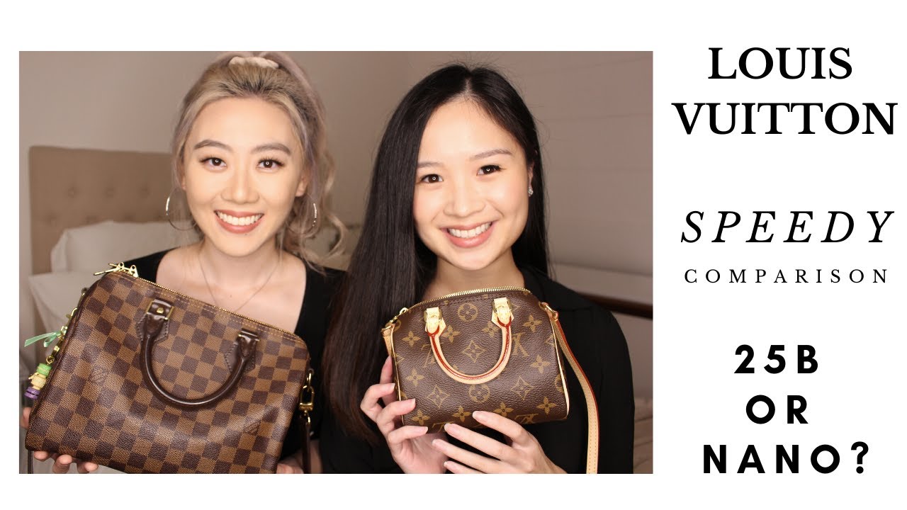 Louis Vuitton Speedy 20!!! Part 2! WIMB / Comparison with Nano Speedy and  Speedy B 25 