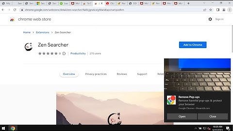 Zen Searcher browser hijacker removal video.