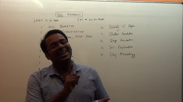 1 # Geotechnical Engineering | Introduction | GATE | ESE | Vishal Sir