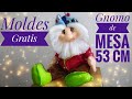 🔴Moldes Gratis/ GnomoNavidad de 53 cm / DIY/Christmas gnome🔴