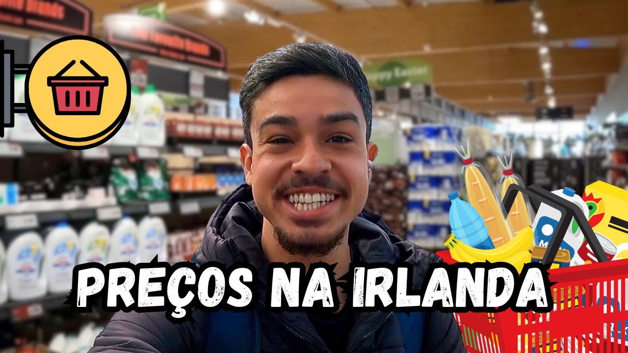 QUANTO EU GASTO NO MERCADO MORANDO NA IRLANDA