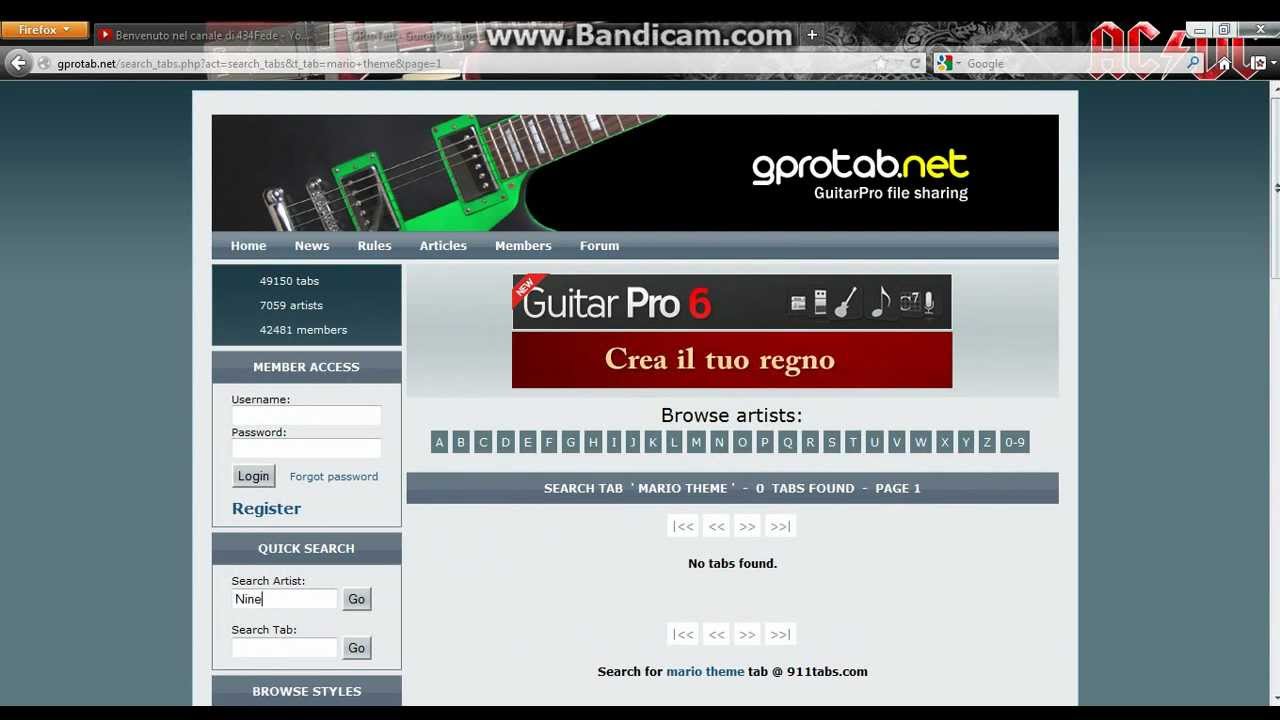 SCARICARE TABLATURE PER TUXGUITAR